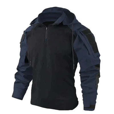 High-quality men's jumper with a tactical design