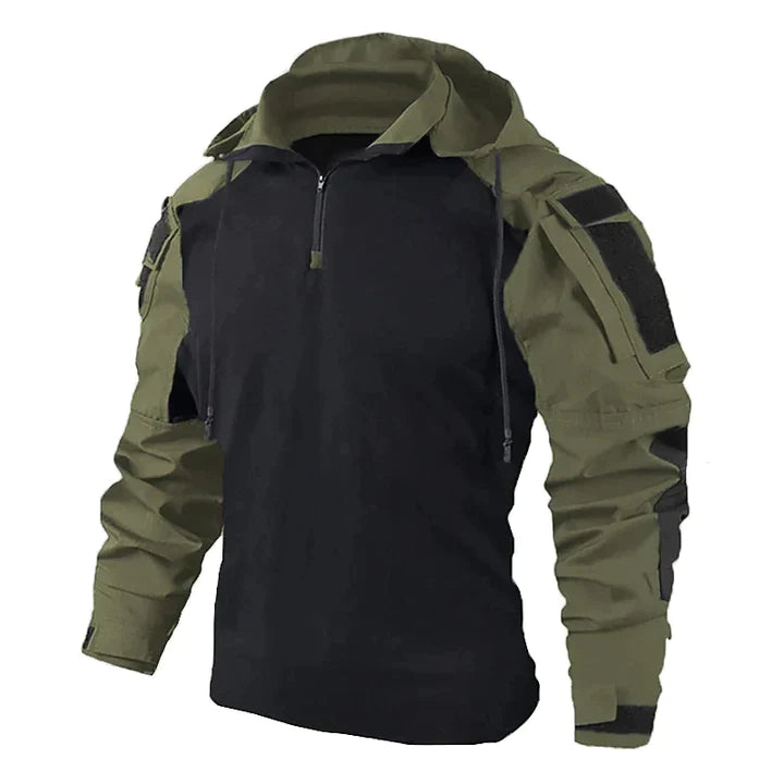 High-quality men's jumper with a tactical design