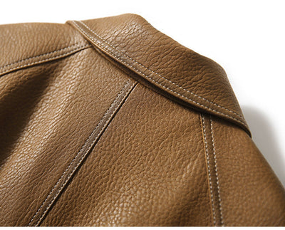 Elegant leather jacket - Silvana