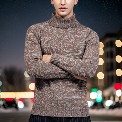 Peter - Luxurious wool collar knitted jumper