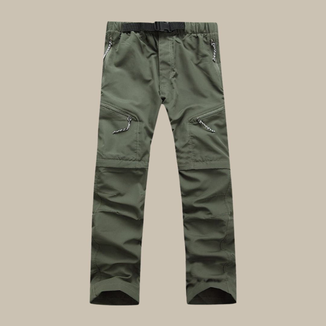 Robust 2-in-1 outdoor trousers for men
