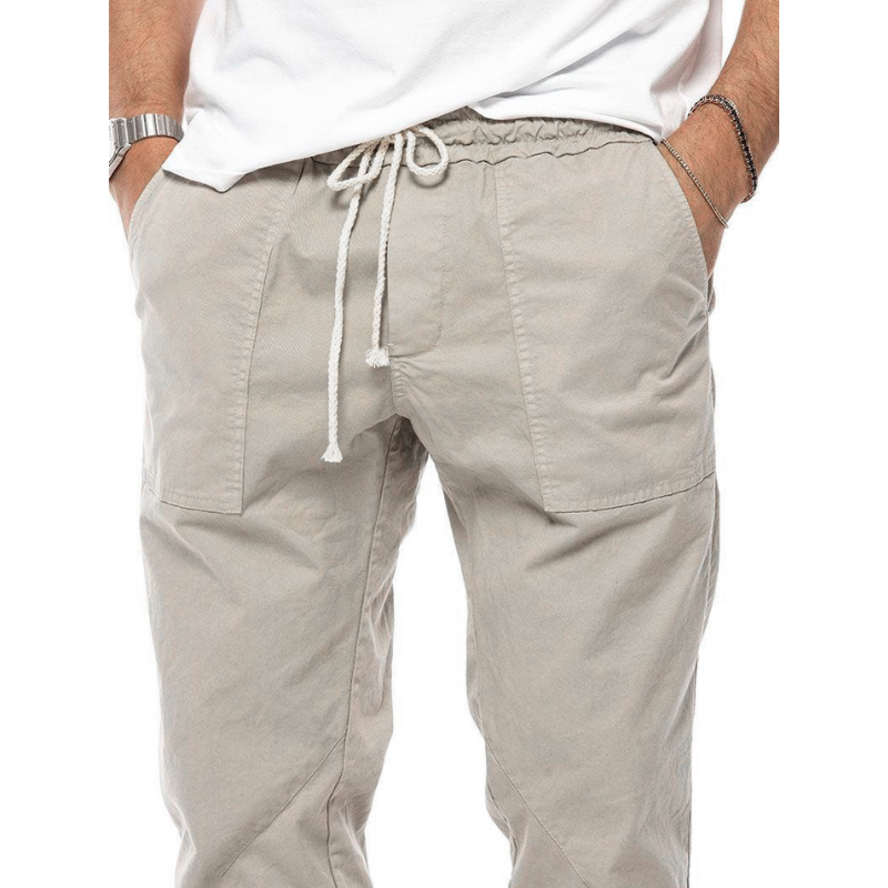 Charleston - Casual linen jogger trousers