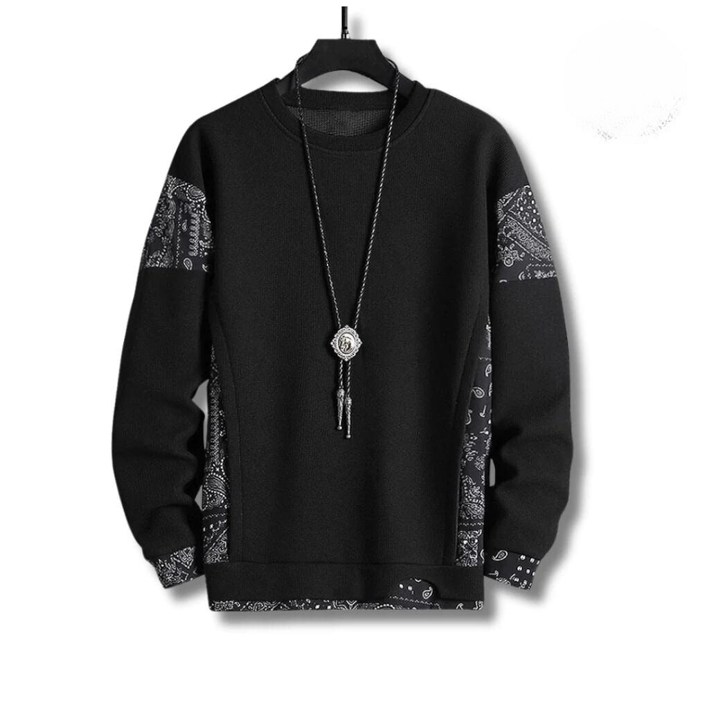 RHETT - Stylish patchwork jumper