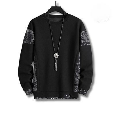 RHETT - Stylish patchwork jumper