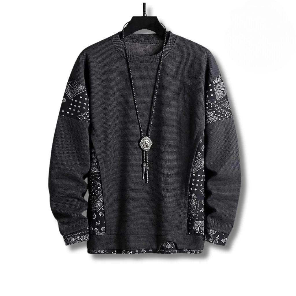 RHETT - Stylish patchwork jumper