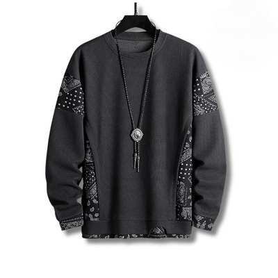 RHETT - Stylish patchwork jumper