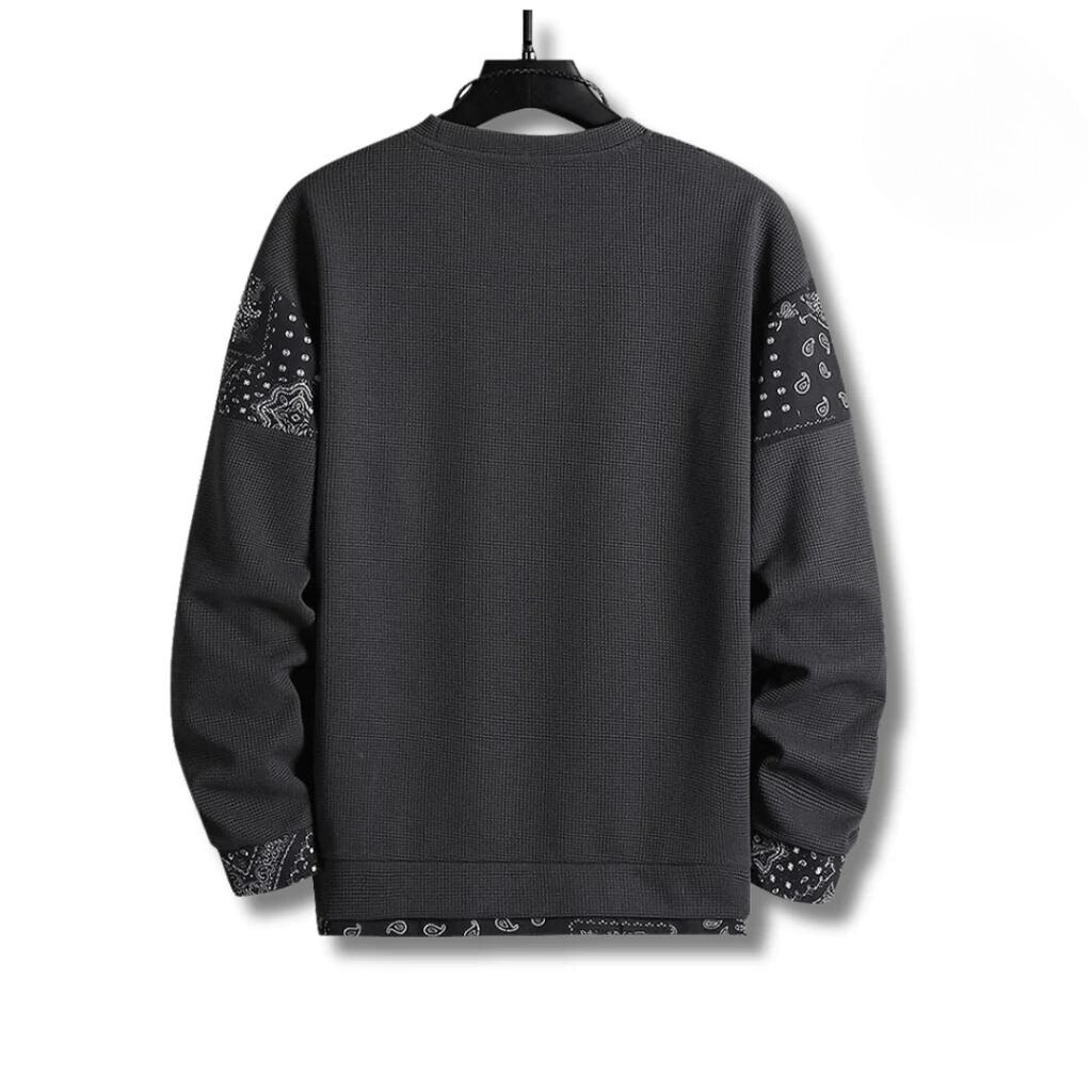 RHETT - Stylish patchwork jumper