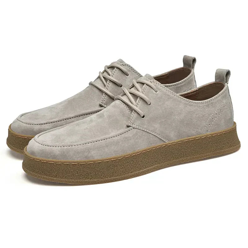 High-quality suede sneakers for men