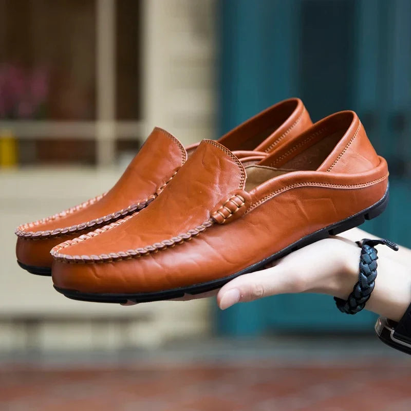 Vegan Leather Slip On Shoe - Mutombo
