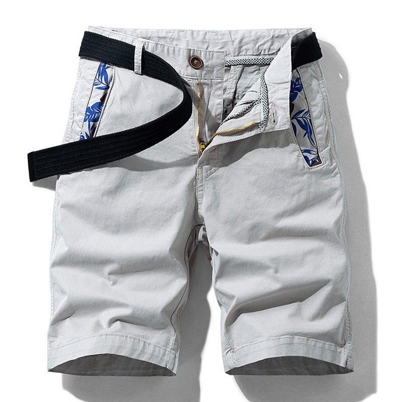 Rusel-Etrou - Utility cotton shorts