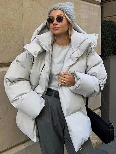 Women's Oversized Puffer Jacket and Waistcoat - Elise