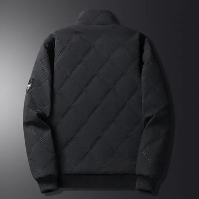 Men's Quilted Fleece-Lined Winter Jacket - Noah