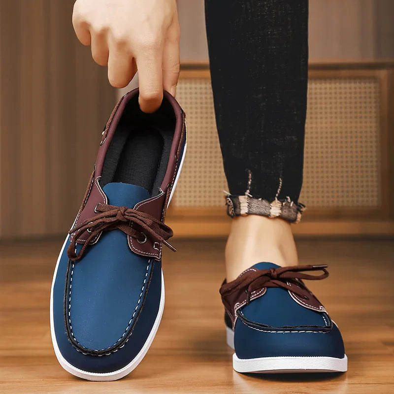 Leather Boat Shoe - Leno