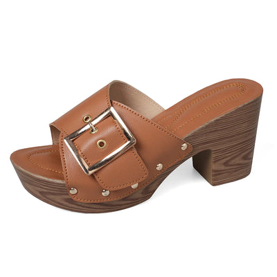 Platform Heeled Sandal - Orfa