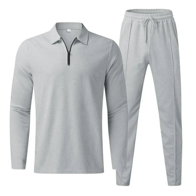 STANLEY - Activewear polo shirt and trousers set