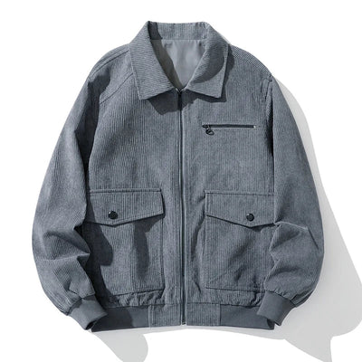 Corduroy coat with zipper - Henry