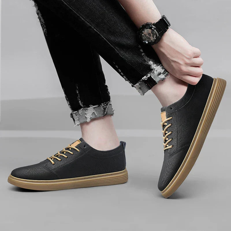 High-quality leather sneakers for men