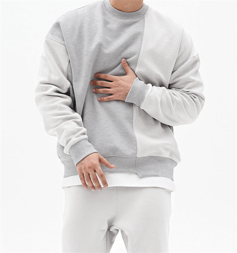 Nathan - Casual men's jumper with round neckline