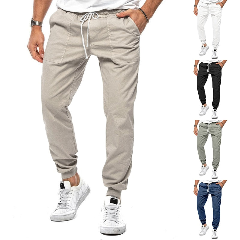 Charleston - Casual linen jogger trousers