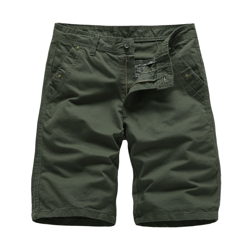 Men's Classic Cotton Straight Shorts - Dario