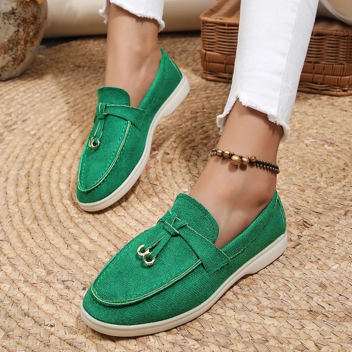 Suede Tassel Loafer - Wendy