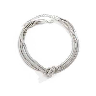 Emilia-Calou Intertwined knot necklace
