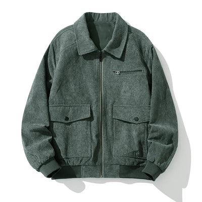 Corduroy coat with zipper - Henry