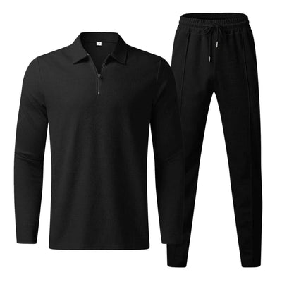 STANLEY - Activewear polo shirt and trousers set