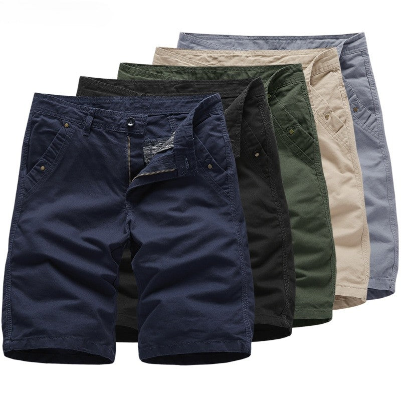 Men's Classic Cotton Straight Shorts - Dario
