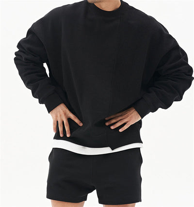 Nathan - Casual men's jumper with round neckline