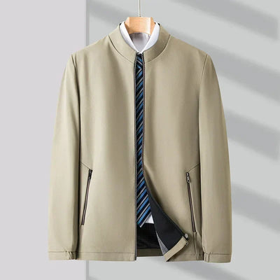 Minimalist jacket with high collar - Oliver