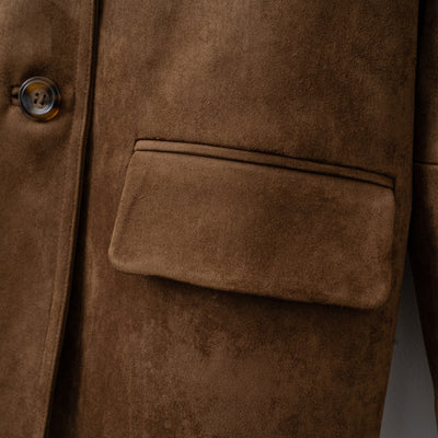 Elegant suede blazer - Megan