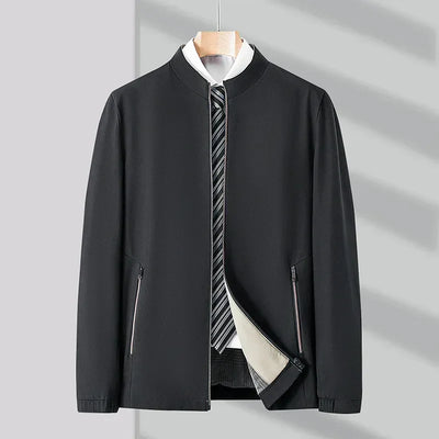 Minimalist jacket with high collar - Oliver