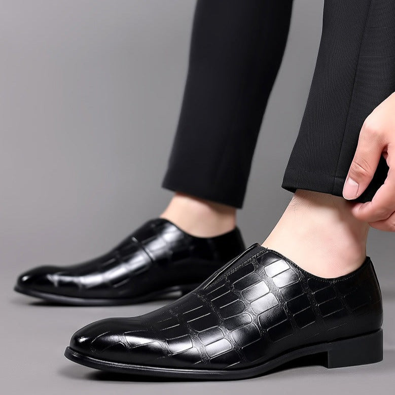 High-quality leather loafers for men
