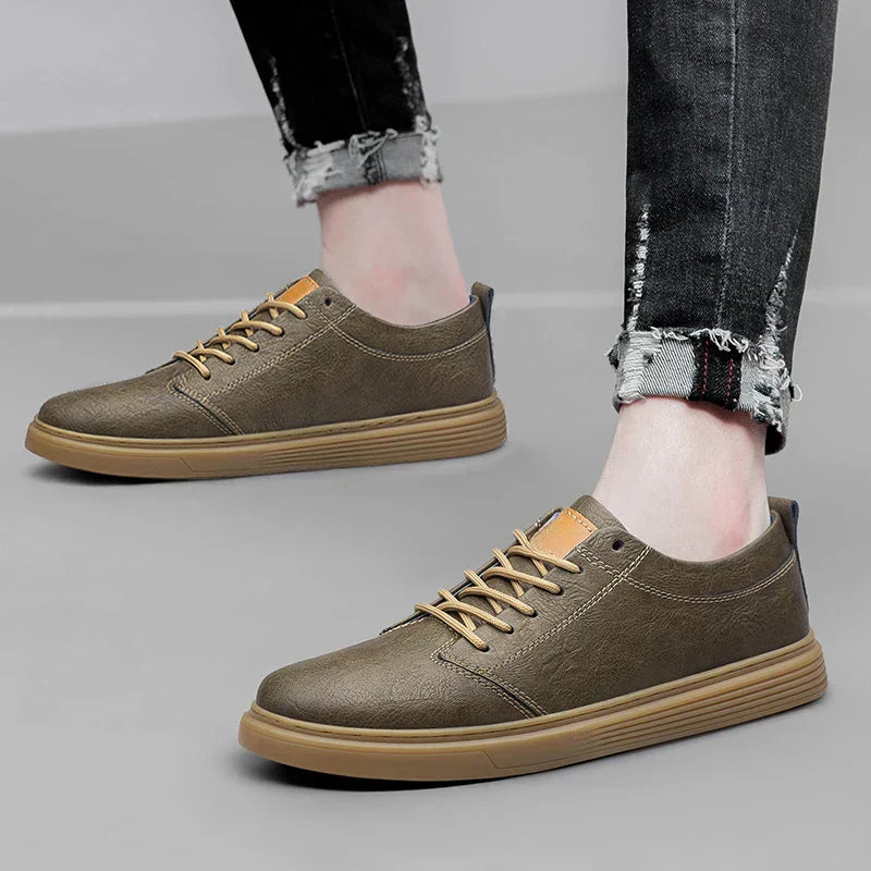 High-quality leather sneakers for men