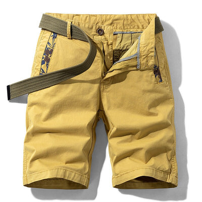 Rusel-Etrou - Utility cotton shorts