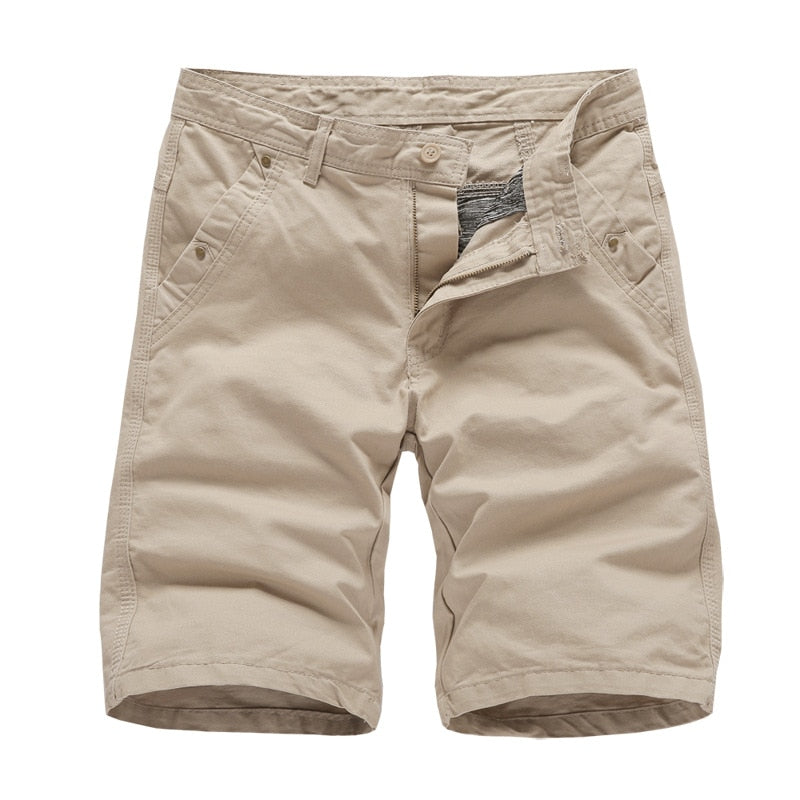 Men's Classic Cotton Straight Shorts - Dario