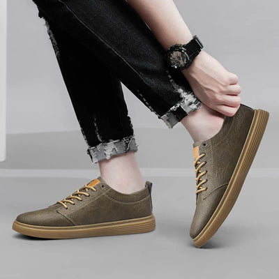 High-quality leather sneakers for men