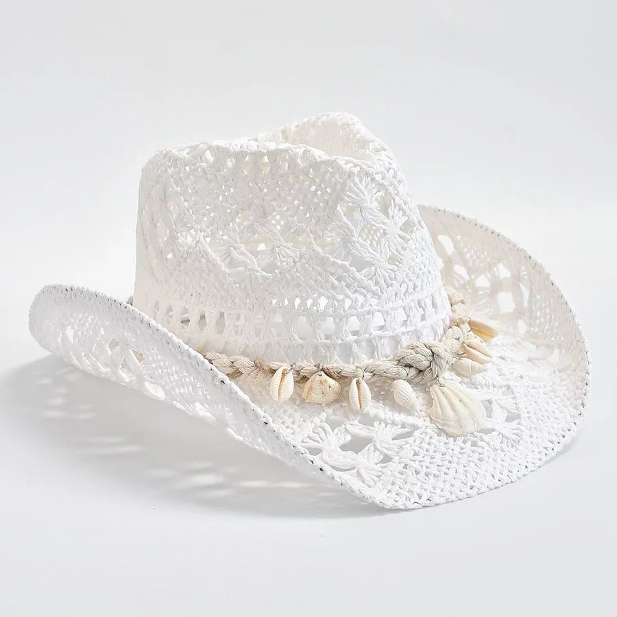 Coastal Seashell Straw Hat