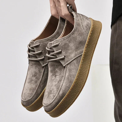 High-quality suede sneakers for men