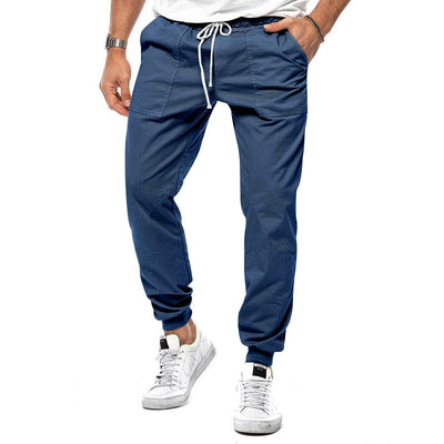 Charleston - Casual linen jogger trousers