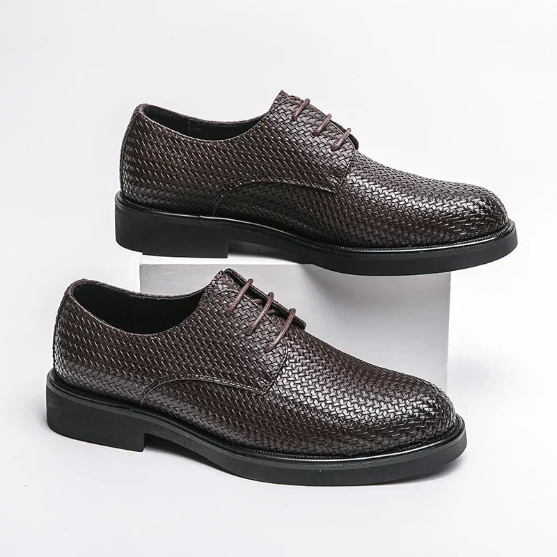 High-quality leather oxfords for men