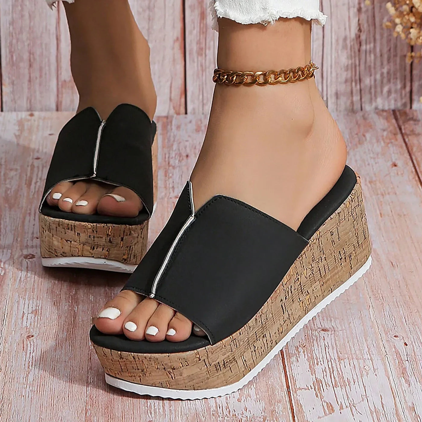 Platform Wedge Sandal - Palinha