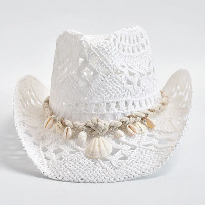 Coastal Seashell Straw Hat