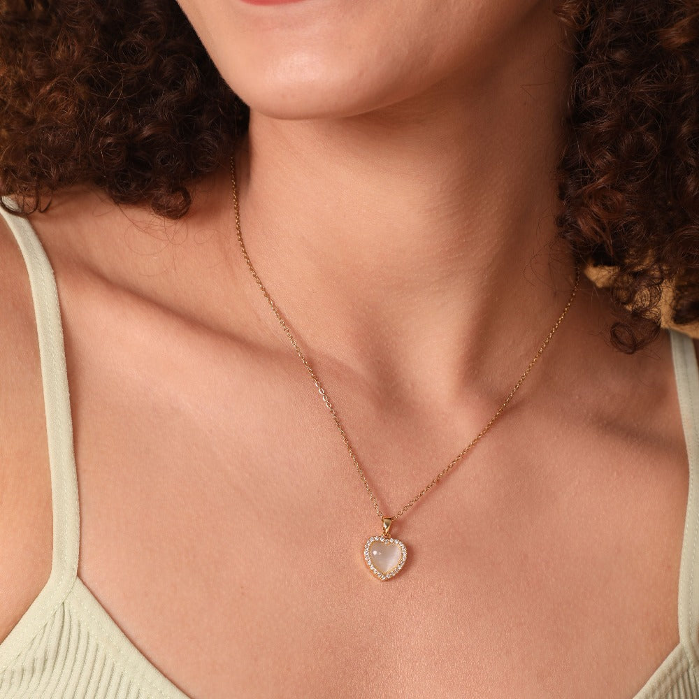 Precious Heart necklace 14K gold-plated