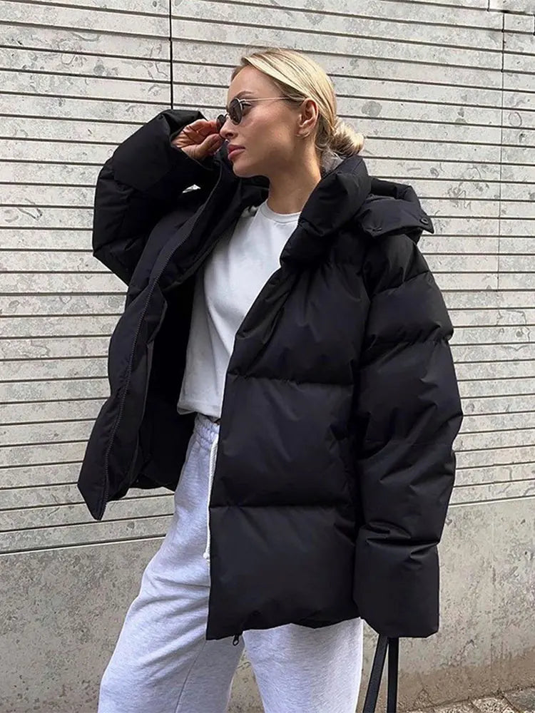 Women's Oversized Puffer Jacket and Waistcoat - Elise