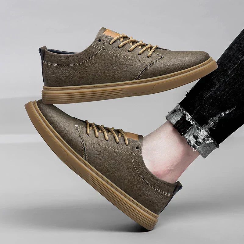 High-quality leather sneakers for men