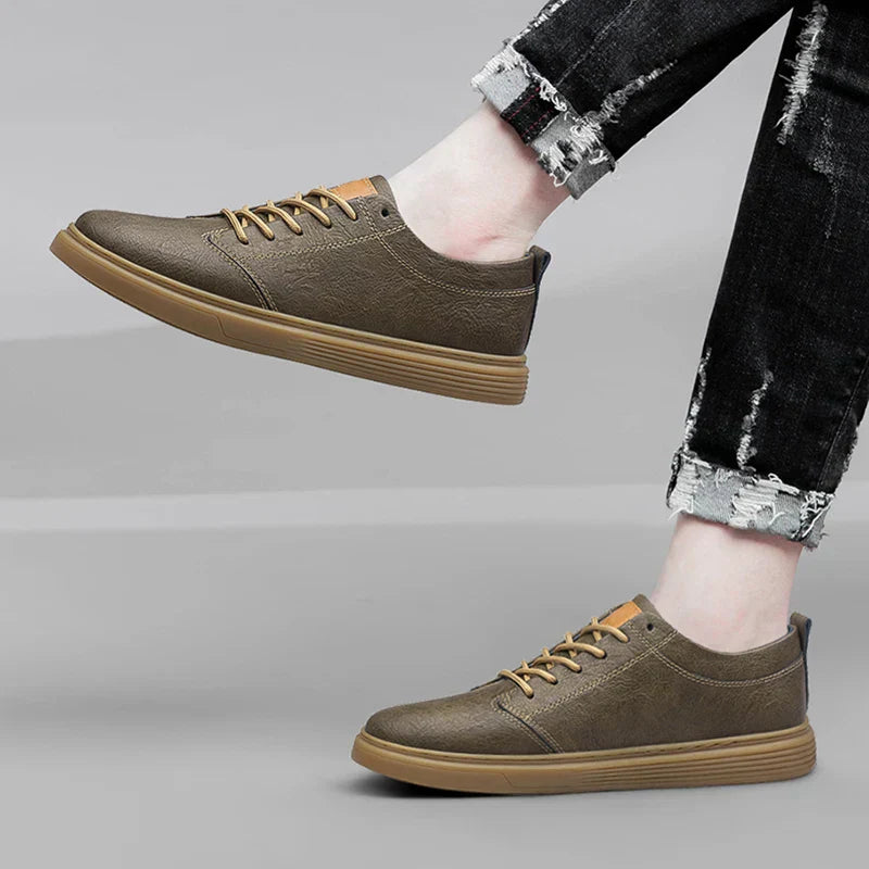 High-quality leather sneakers for men