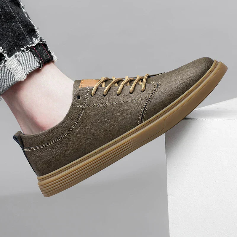 High-quality leather sneakers for men