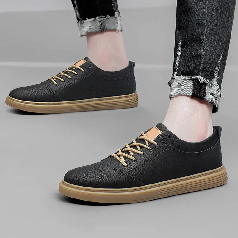 High-quality leather sneakers for men